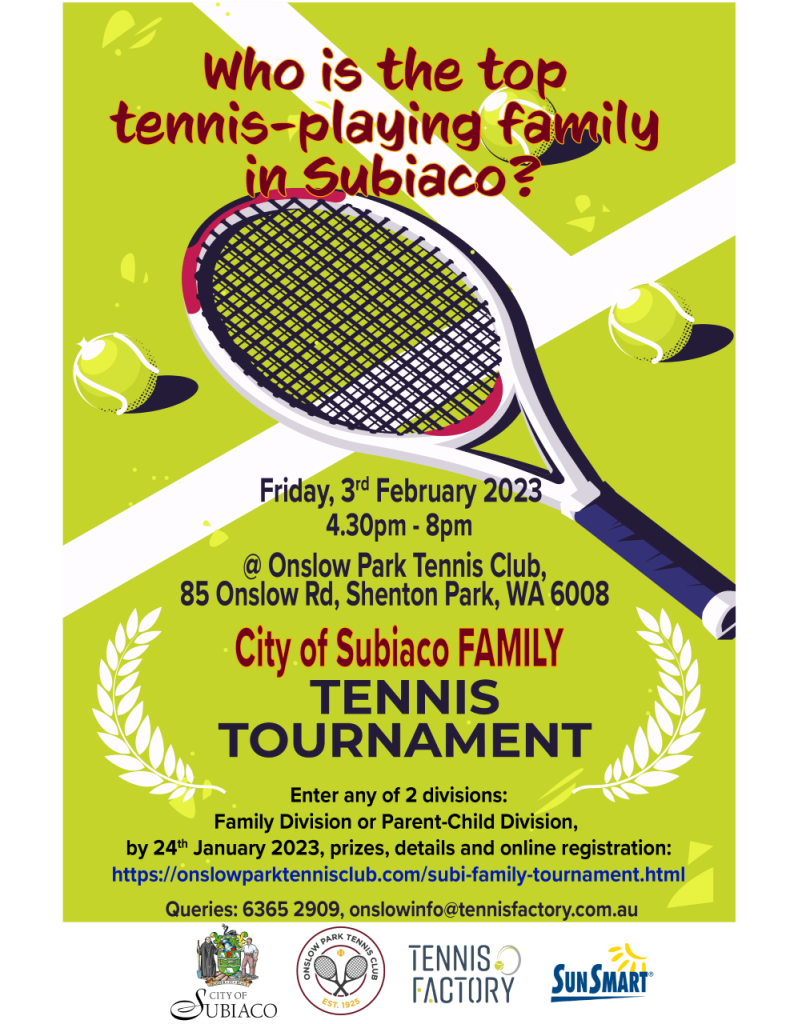 OPTC Family Tennis Tournament Tennis Factory