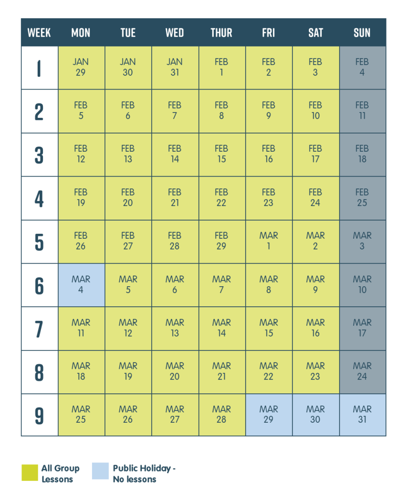 Term Dates Adults Tennis Tennis Factory